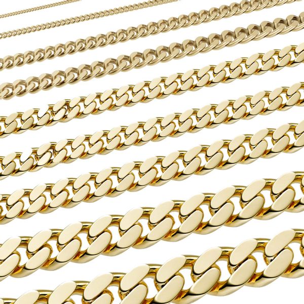 HOPLO Panzerkette Goldkette Panzerkette Länge 45cm günstig online kaufen