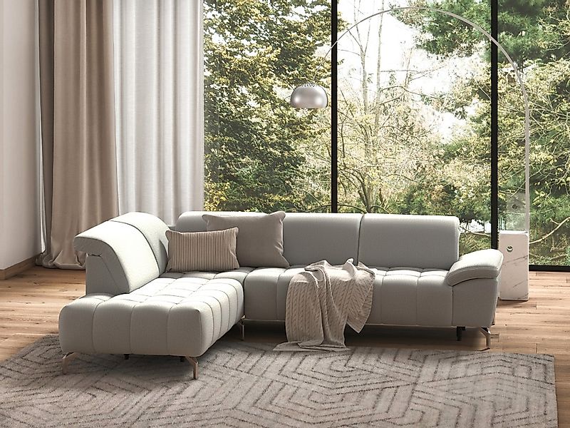 sit&more Ecksofa »Cool L-Form«, wahlweise mit Kopfteilverstellung und Vorzi günstig online kaufen