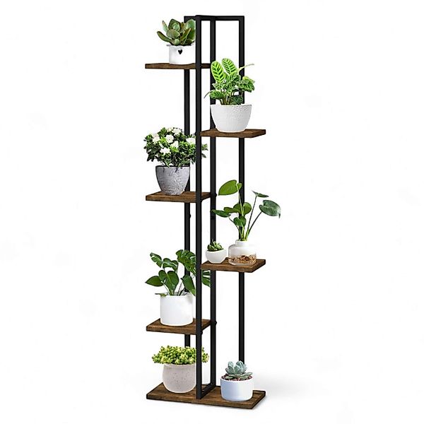 DanDiBo Blumenständer Metall Schwarz 6 Etagen günstig online kaufen
