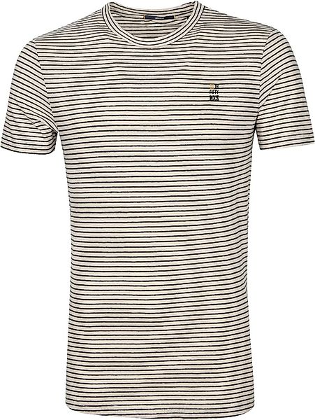 No Excess T Shirt Streifen Yarn Dye Beige - Größe XXL günstig online kaufen