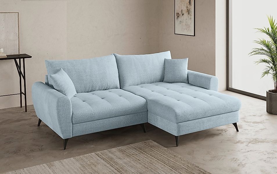 Mr. Couch Ecksofa "Blackburn II L-Form", Wahlweise mit Kaltschaumpolsterung günstig online kaufen