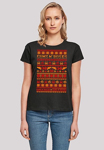 F4NT4STIC T-Shirt "Guns n Roses Weihnachten Christmas", Musik,Band,Logo günstig online kaufen