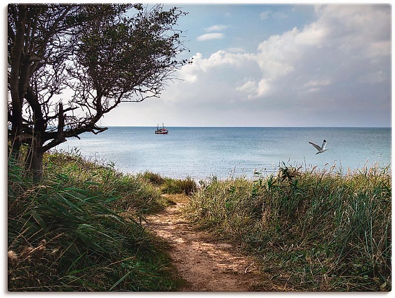Artland Wandbild »Wege zum Meer....«, Gewässer, (1 St.), als Leinwandbild, günstig online kaufen