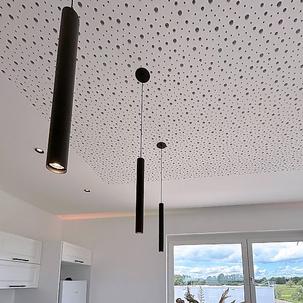 LED-Hängeleuchte Slim, schwarz, Aluminium, 2.700 K günstig online kaufen