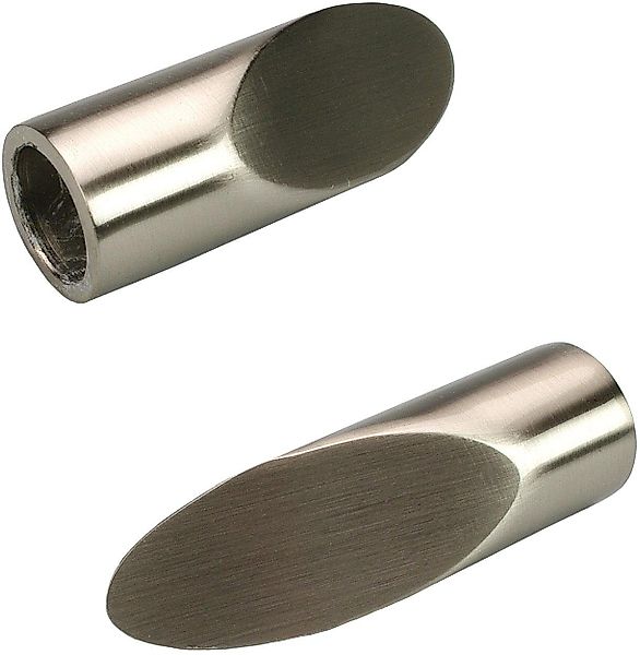 Liedeco Gardinenstangen-Endstück Cut, Gardinen, (Set, 2-St), günstig online kaufen