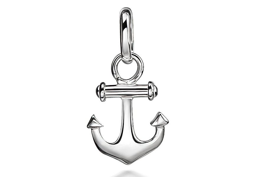 Materia Kettenanhänger Anker rhodiniert KA-288, aus 925 Sterling Silber günstig online kaufen