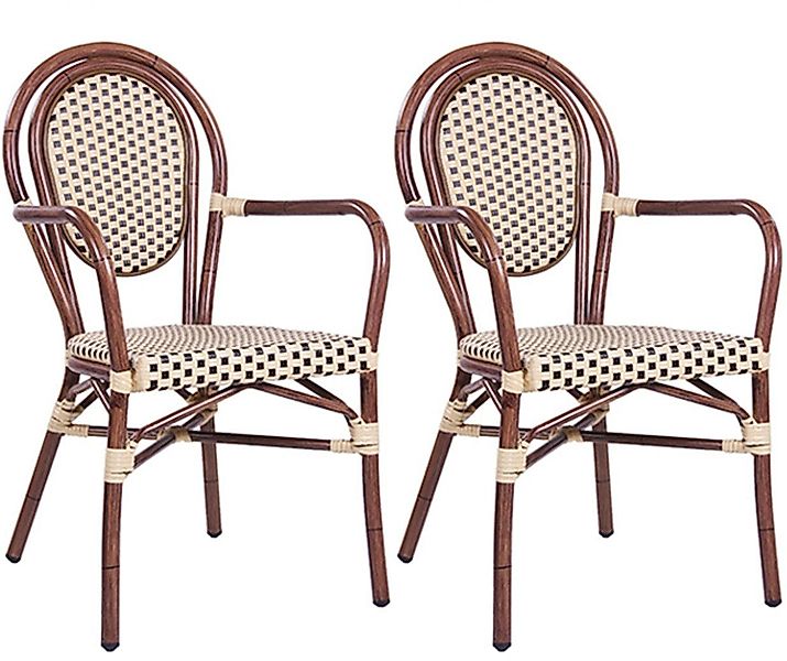 pemora Gartenstuhl Bistrostuhl Terrassenstuhl Outdoor-Stuhl 2-er günstig online kaufen