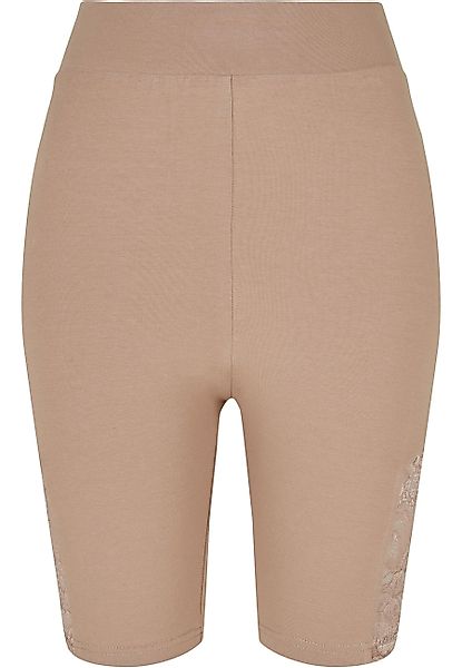 URBAN CLASSICS Radlerhose "Urban Classics Damen Ladies High Waist Lace Inse günstig online kaufen