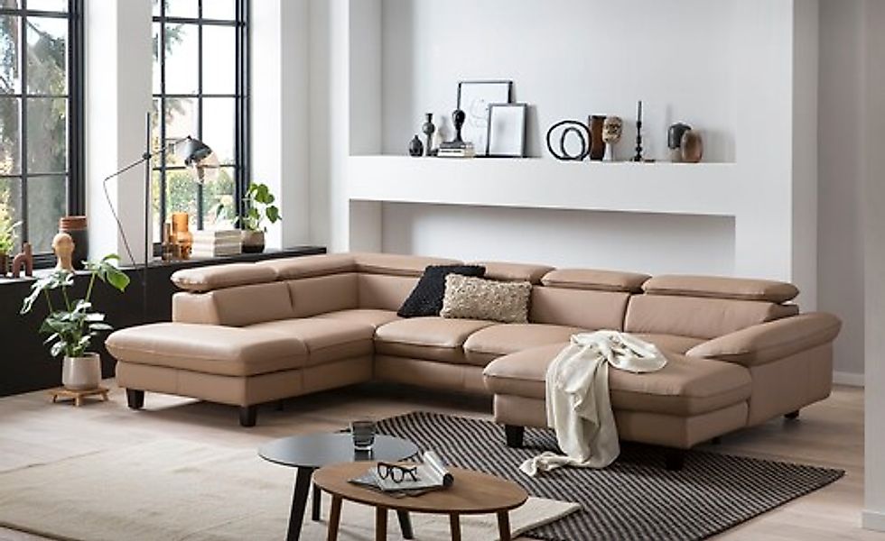 Home affaire Wohnlandschaft »Pilot U-Form« mit Kopfteilverstellung, wahlwei günstig online kaufen