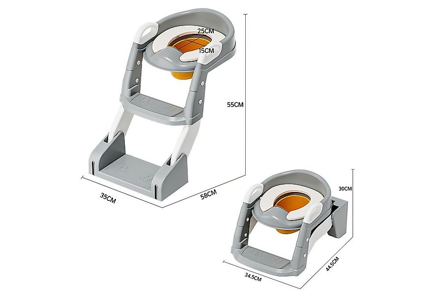 SURFOU Baby-Toilettensitz Kinder mit Treppe Toilettentrainer für Kinder, WC günstig online kaufen
