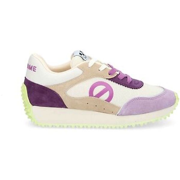 No Name  Sneaker PUNKY JOGGER W - KNIT/SUEDE/SUED - BLANC CASSE/LILAS/VIOLE günstig online kaufen