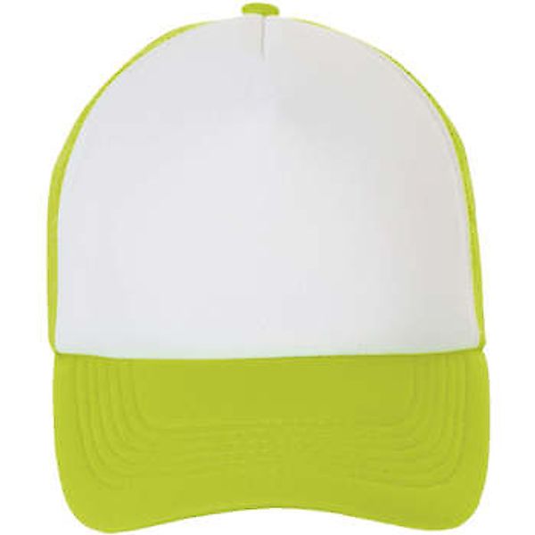 Sols  Mütze BUBBLE Blanco Verde Neon-GORRA DE MALLA DE 5 PANELES günstig online kaufen