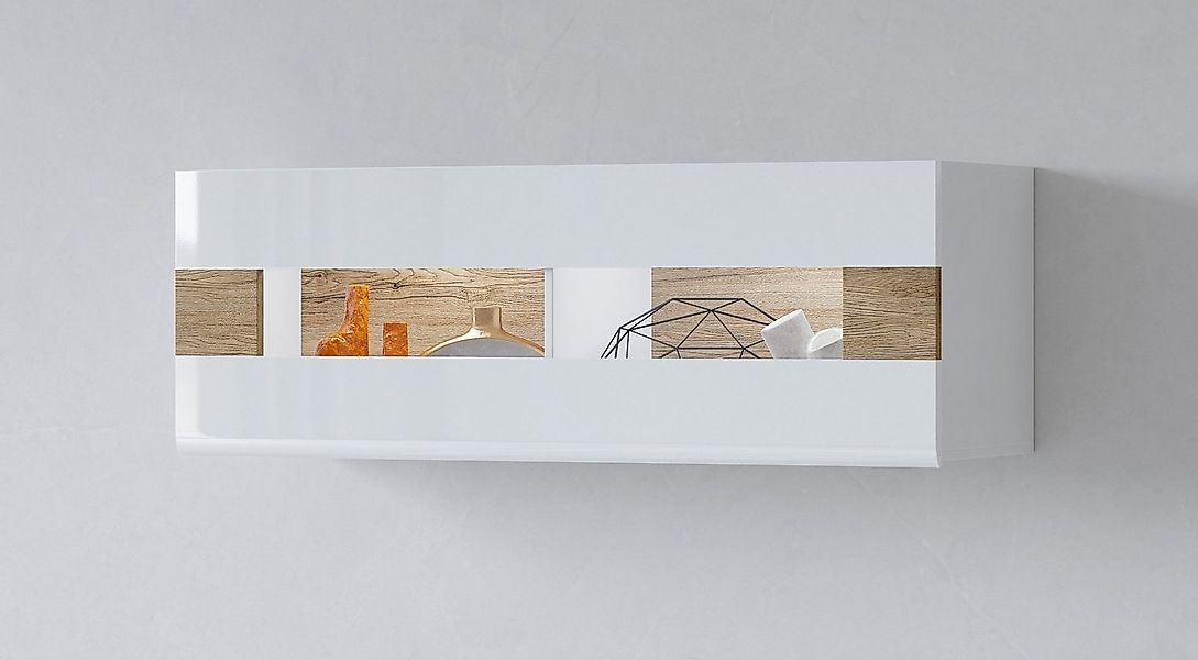 INOSIGN Hängevitrine Toledo,Breite 131 cm trendige Glasvitrine mit dekorati günstig online kaufen