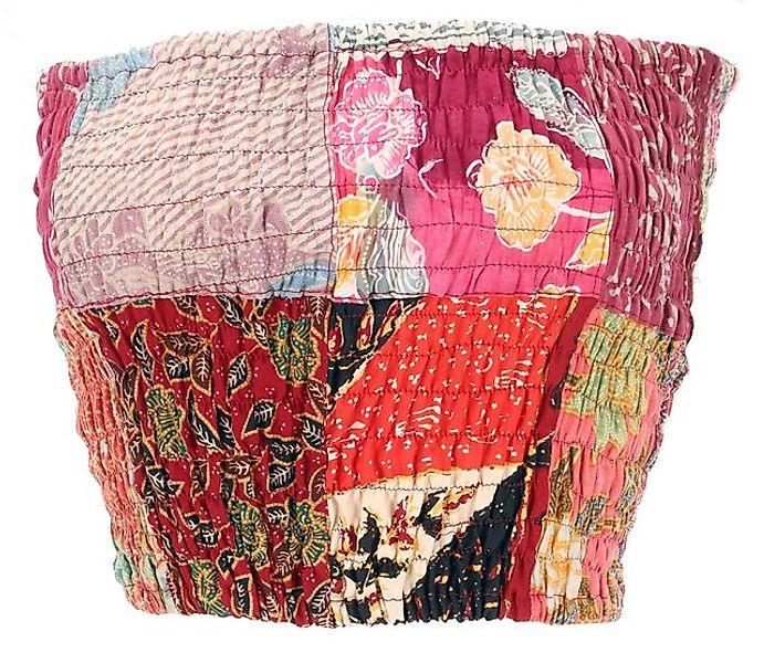 Guru-Shop T-Shirt Boho Patchwork Tube Top, upcyceling Bandeau.. Ethno Style günstig online kaufen
