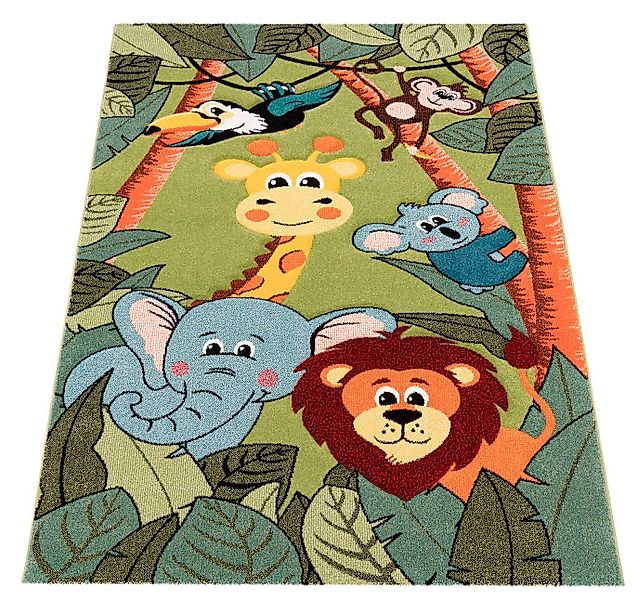 Paco Home Kinderteppich "Diamond 638" rechteckig 18 mm Höhe 3D-Design, Moti günstig online kaufen