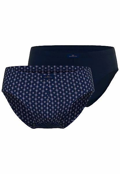GÖTZBURG Slip "Kos" 2er Pack, eng, sitzt niedriger, gemustert, basic, kurz, günstig online kaufen