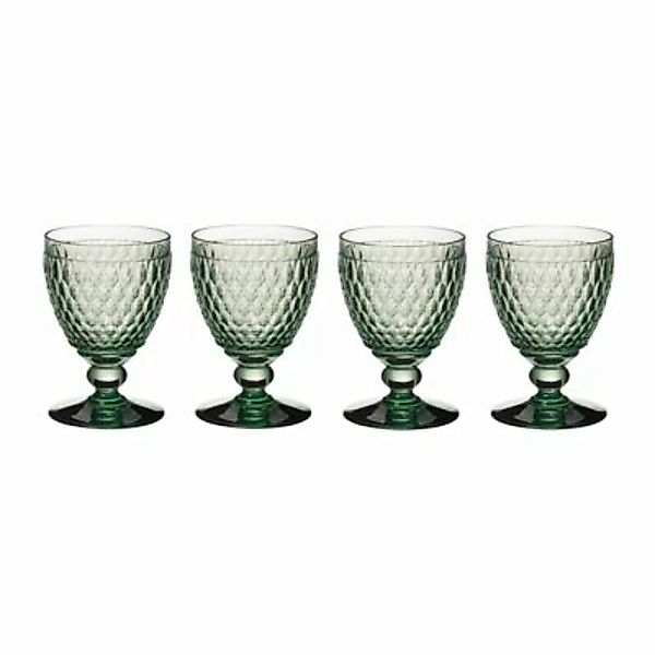 Villeroy & Boch Boston Coloured Wasserglas 400 ml grün 4er Set Trinkgläser günstig online kaufen