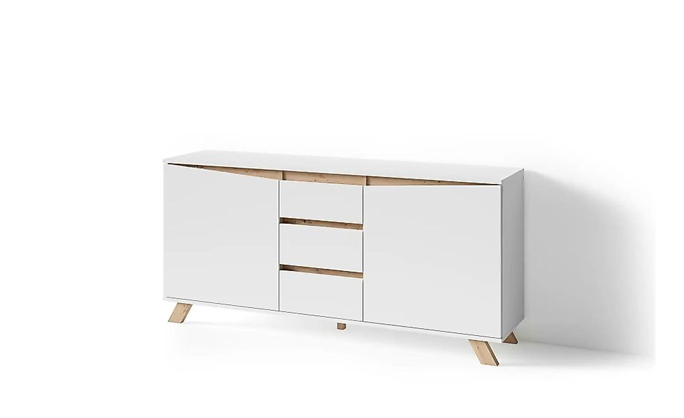 Sideboard  Valentin ¦ weiß ¦ Maße (cm): B: 160 H: 76 Kommoden & Sideboards günstig online kaufen