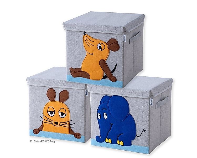 Lifeney Faltbox Aufbewahrungsboxen-Set, Kinderzimmer Organizer, mit Deckel günstig online kaufen