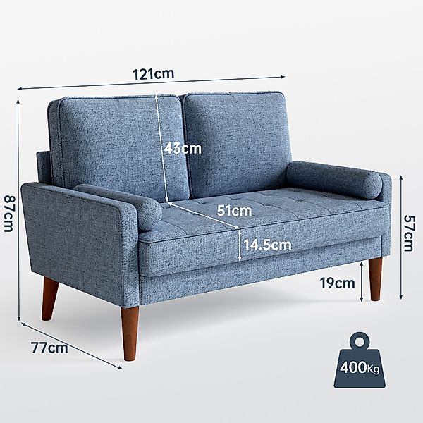 OUNUO 2-Sitzer Sofa 2 Sitzer, Modernes günstig online kaufen