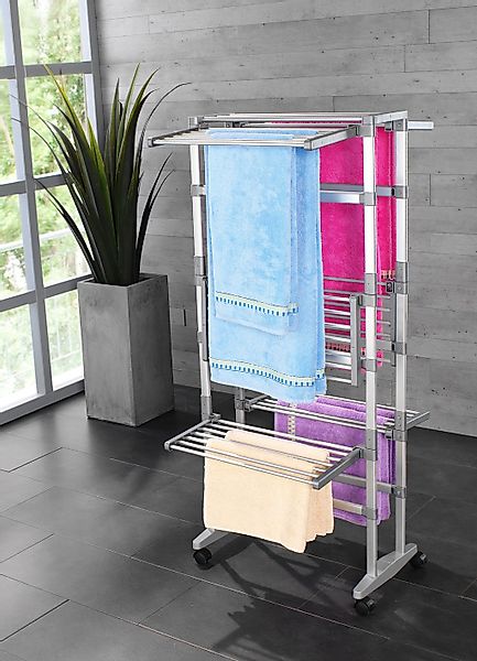 Ruco Turmwäscheständer Aluminium/Kunststoff, 36 m Trockenlänge günstig online kaufen