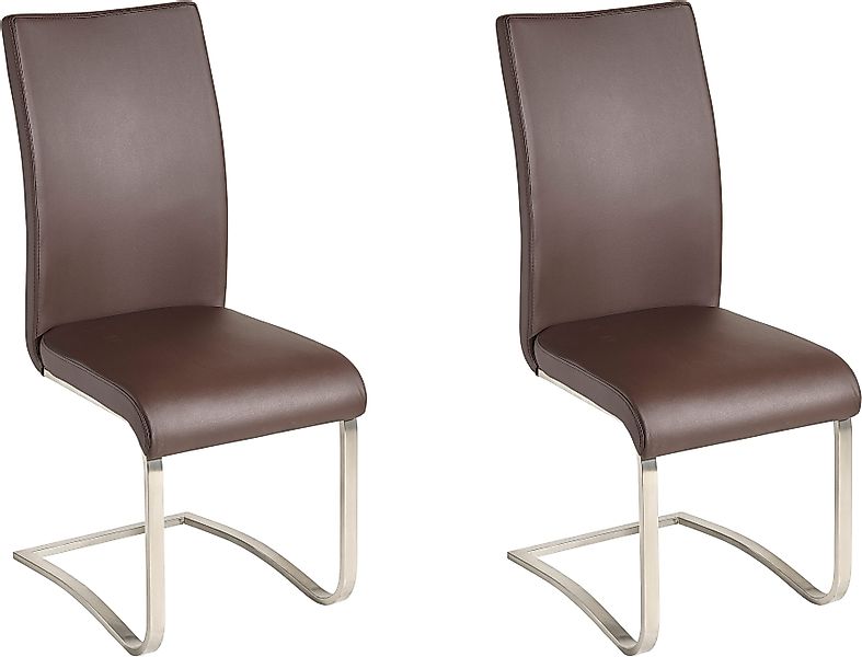 MCA furniture Freischwinger "Arco", (Set), 4 St., Kunstleder, 2er-, 4er-, 6 günstig online kaufen