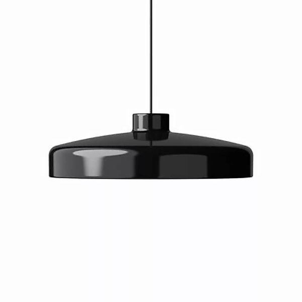 Pendelleuchte Lacquer LED Large metall schwarz / Ø 50 x H 15,3 cm - NINE - günstig online kaufen