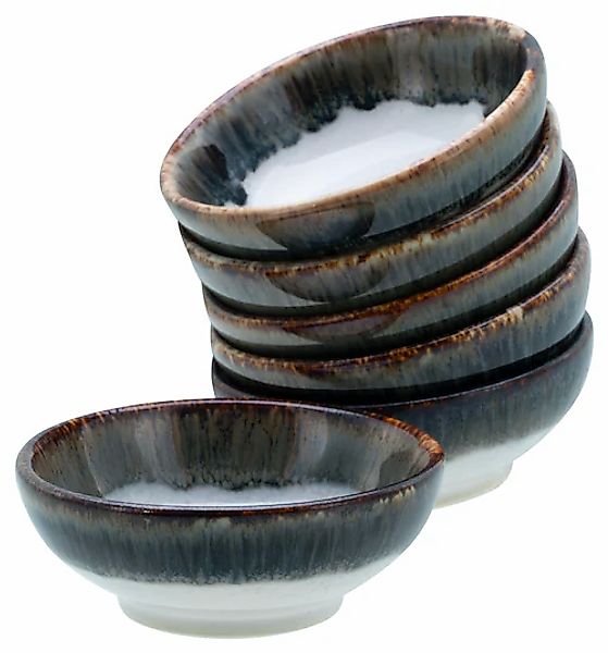 CreaTable Schale »Cascade, Sojaschale, Ø 8 cm, 6-tlg« 6 Stk. aus Steinzeug günstig online kaufen