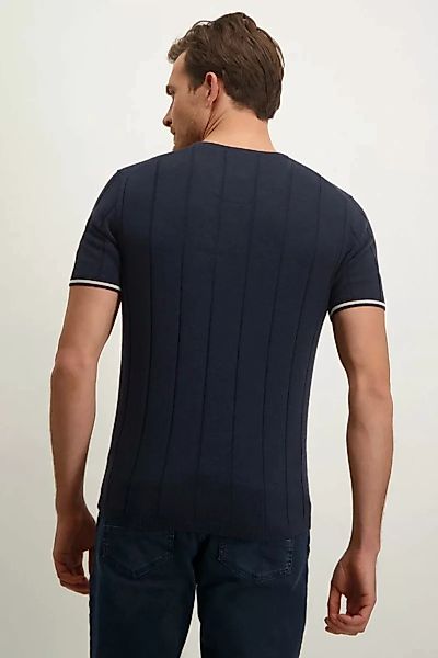 State Of Art Knitted T-Shirt Navy - Größe XXL günstig online kaufen