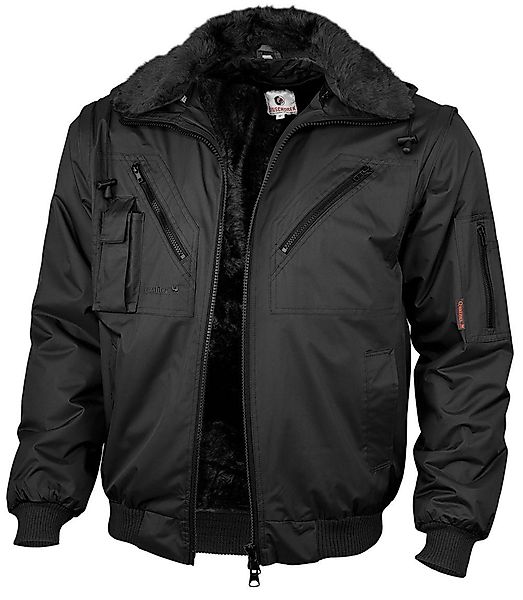 Qualitex Workwear Pilotenjacke wasserfeste 4-in-1 Arbeitsjacke günstig online kaufen