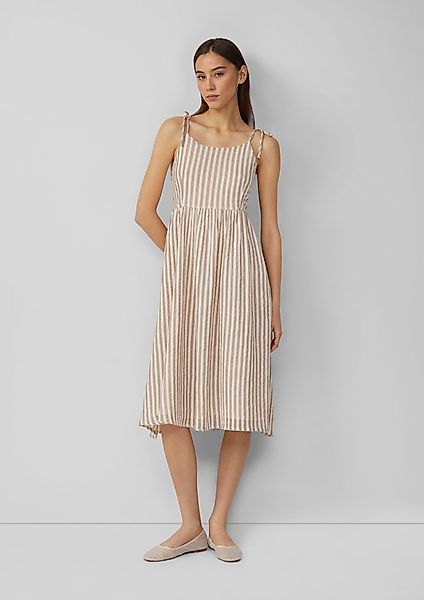 QS Minikleid Spaghettiträger-Kleid aus Baumwolle mit günstig online kaufen