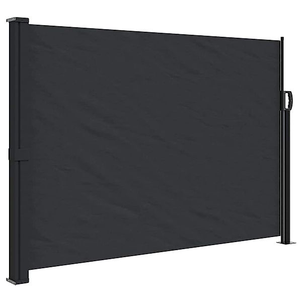 furnicato Seitenmarkise Ausziehbar Schwarz 140x300 cm günstig online kaufen