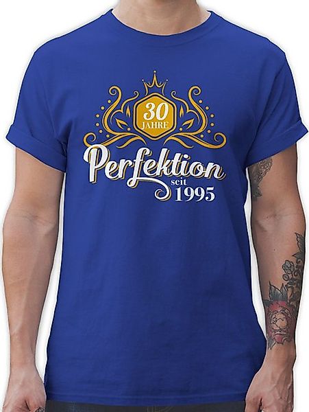 Shirtracer T-Shirt Dreißig Jahre Perfektion 1995 30. Geburtstag günstig online kaufen