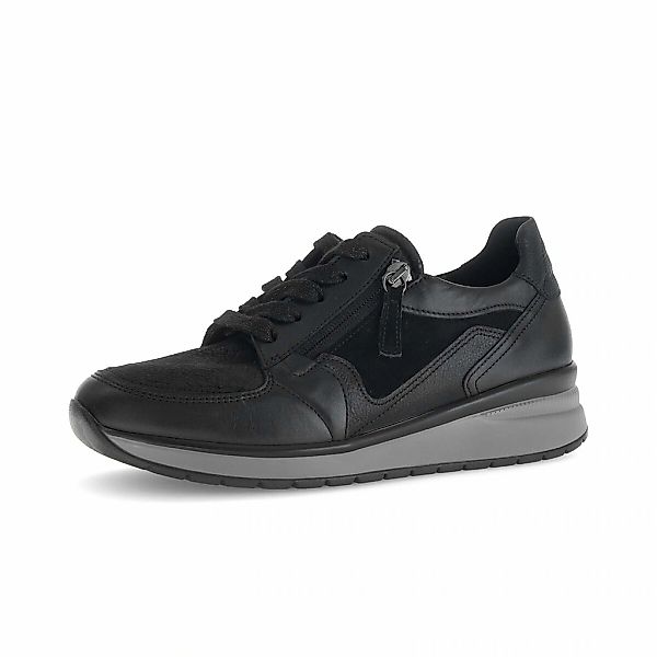 Gabor Sneaker "Sneaker low Materialmix Leder/Lederimitat" günstig online kaufen