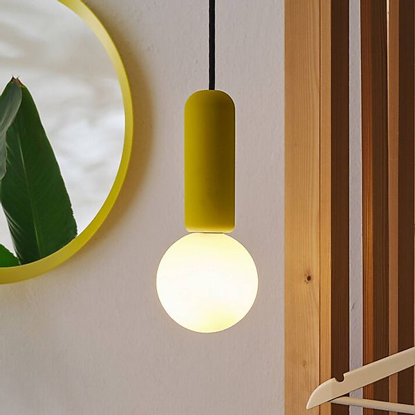 OSRAM Hängeleuchte Decor Concrete Mic, gelb, Beton, G9 günstig online kaufen