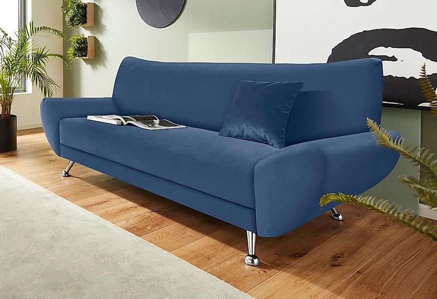 INOSIGN 3-Sitzer "Saltare elegant und komfortabel, toller Designfuß" günstig online kaufen