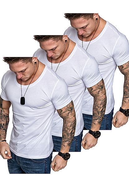 Amaci&Sons T-Shirt 3. LANCASTER 3er-Pack T-Shirts günstig online kaufen