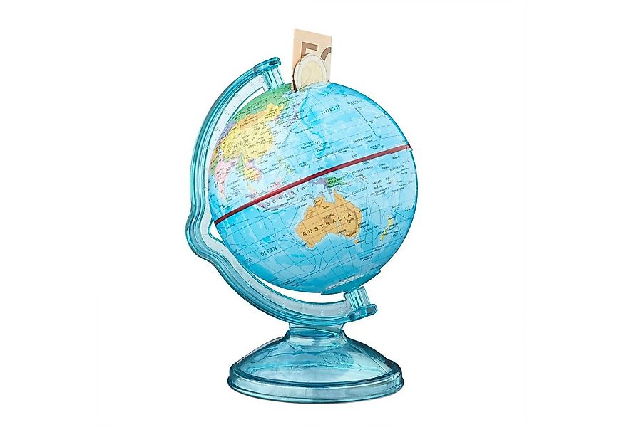 relaxdays Spardose 2 x Spardose Globus drehbar günstig online kaufen