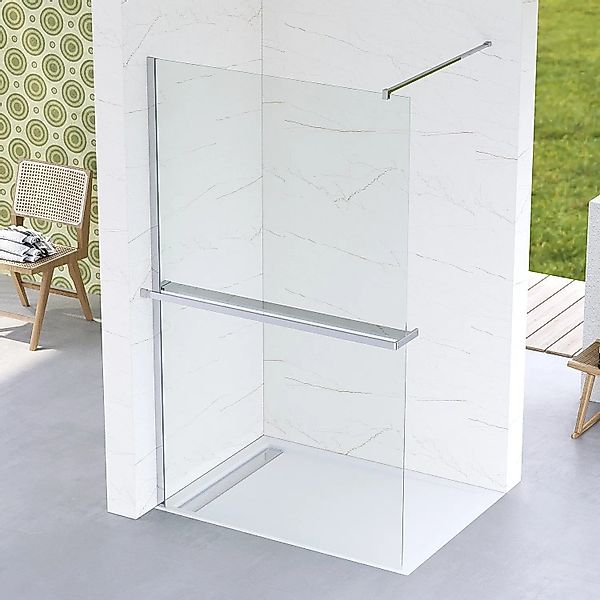 Aquabatos Walk In Duschkabine Glas Duschwand Duschabtrennung Dusche Abtrenn günstig online kaufen