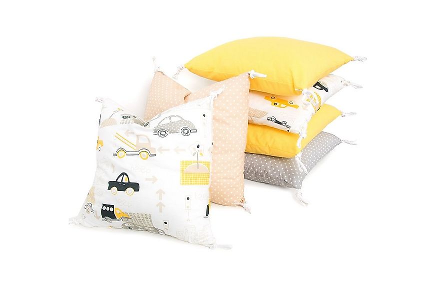 Amilian Bettnestchen 210 cm (6 Polster ca. 35 x 35 cm) Bettumrandung - Umra günstig online kaufen