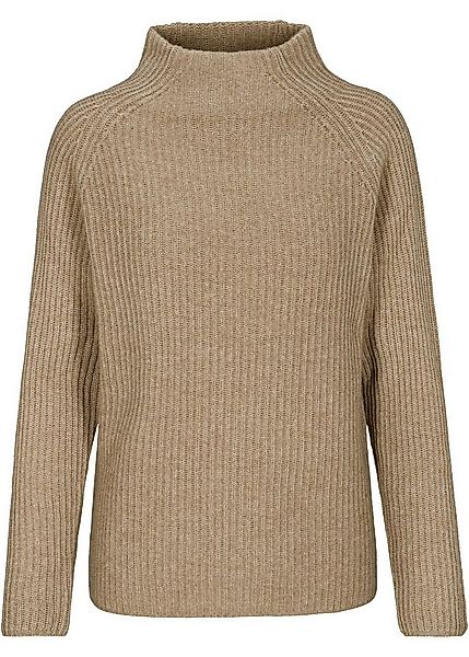Brigitte von Schönfels Strickpullover Gerippter Kaschmir Stehkragenpullover günstig online kaufen