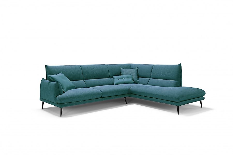 Egoitaliano Ecksofa »FUNNY, hochwertiges & aktuelles Design, bequeme Rücken günstig online kaufen