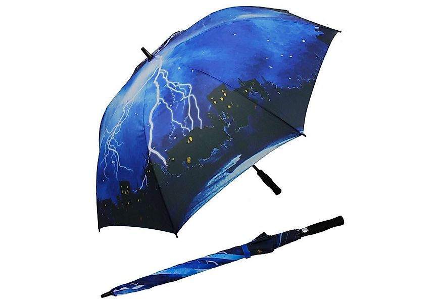 iX-brella Stockregenschirm Motiv-Design XXL Partnerschirm Automatik bedruck günstig online kaufen