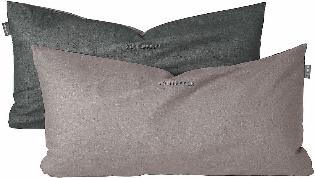 Schiesser "Doubleface aus weicher Baumwolle mit edlem Melangeeffekt in Wend günstig online kaufen