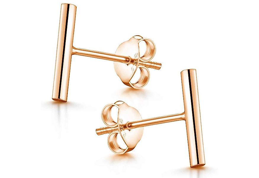 Materia Paar Ohrstecker Damen Rosegold Stab Ohrstecker filigran SO-352, Ste günstig online kaufen