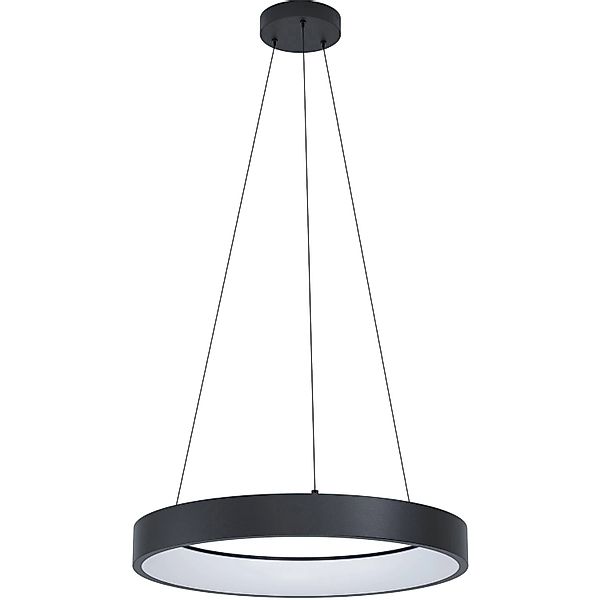 Eglo LED-Hängeleuchte Marghera-Z 4-flammig Weiß Schwarz günstig online kaufen