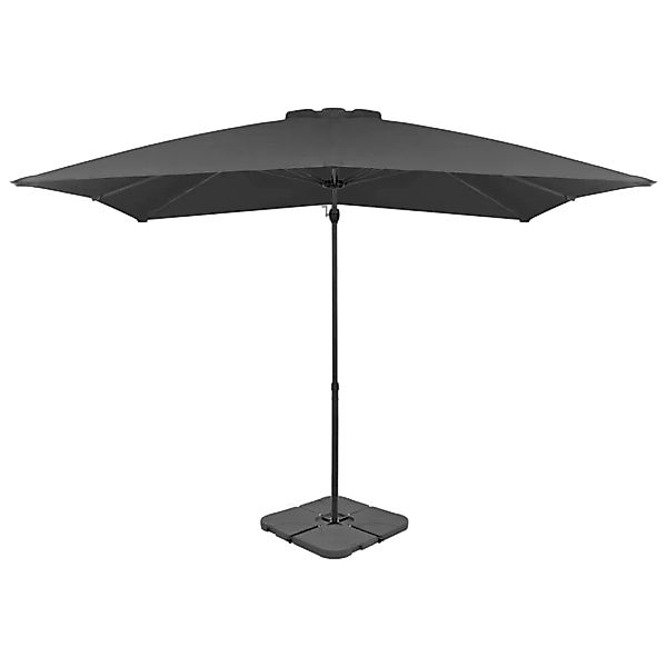 Sonnenschirm Mit Schirmständer Anthrazit günstig online kaufen