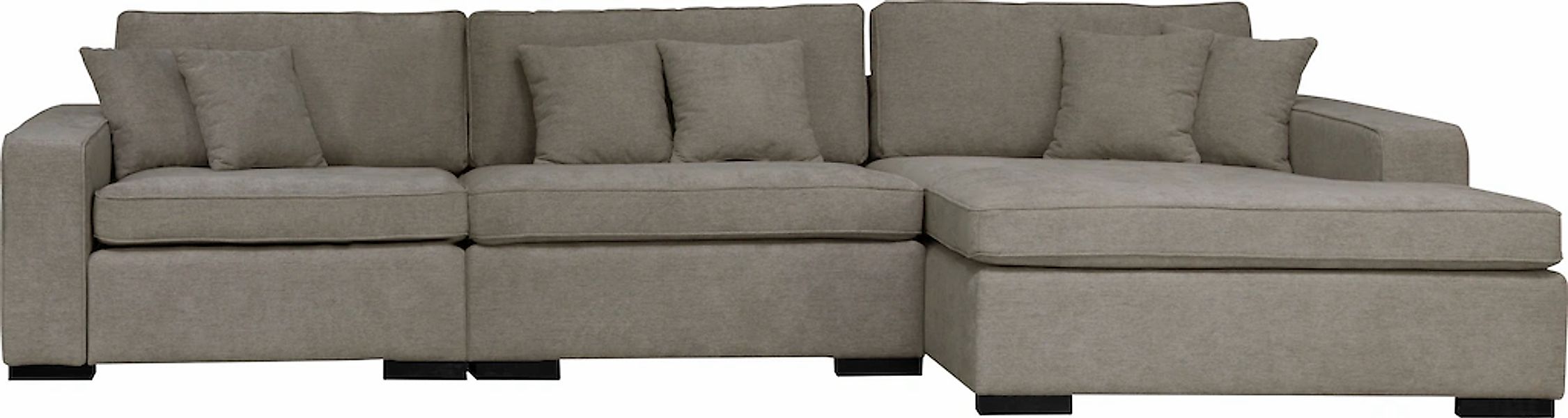 Home affaire Ottomane "Skara L-Form", Lounge-Sofa mit Federkernpolsterung, günstig online kaufen