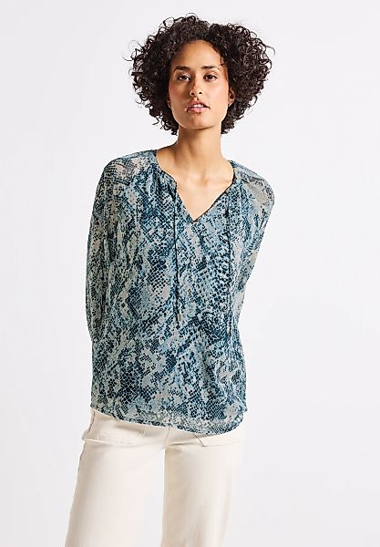 STREET ONE Langarmbluse, mit allover Print günstig online kaufen