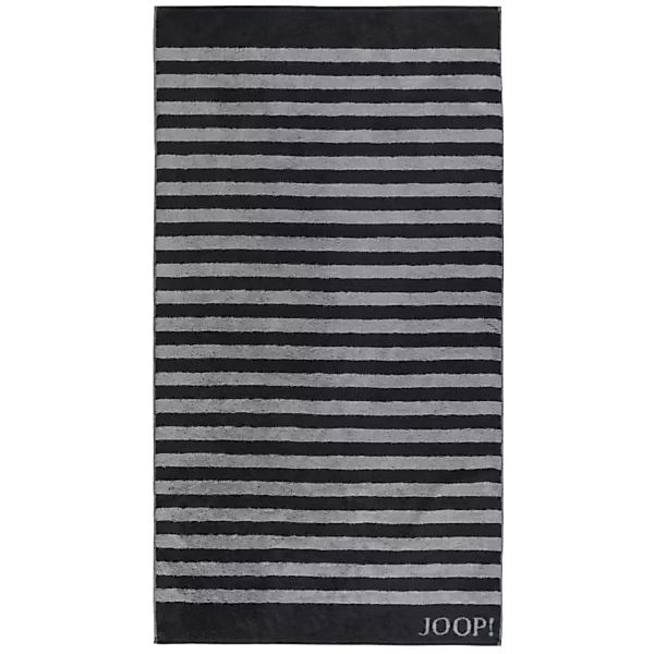 JOOP! Classic - Stripes 1610 - Farbe: Schwarz - 90 - Duschtuch 80x150 cm günstig online kaufen